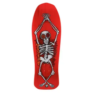 Vision 10" x 30.25" Groholski Skeleton Modern Concave Red Skateboard Deck